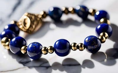 Bracelet Lapis Lazuli : élégance Bleue et Vertus Pierres Naturelles