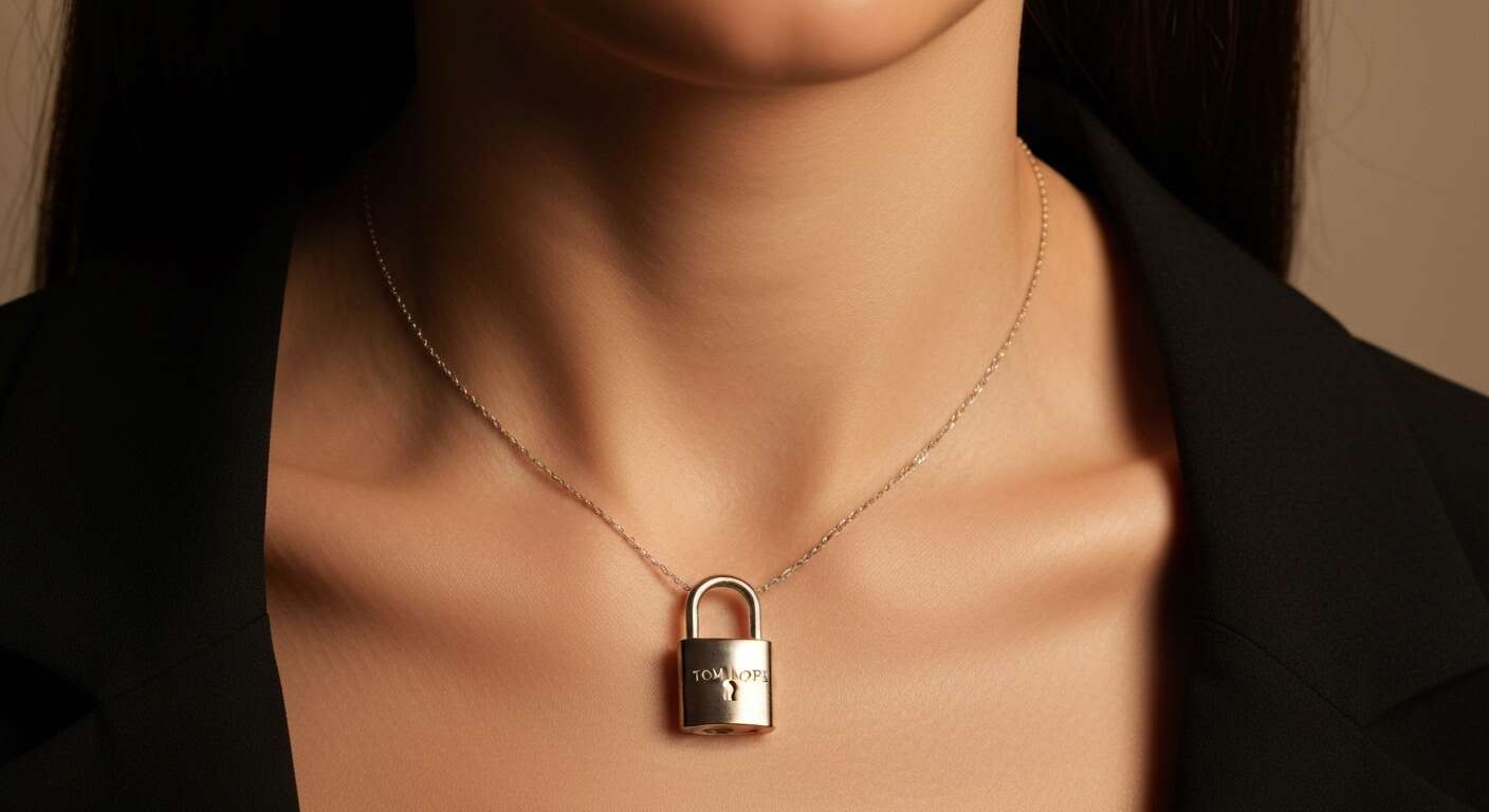 L'&eacute;l&eacute;gance intemporelle du collier cadenas tom hope