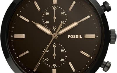 Test : montre homme Fossil Townsman FS5437, élégance en 44mm
