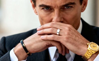 Préférences masculines : bijoux en or jaune, noir ou blanc ?