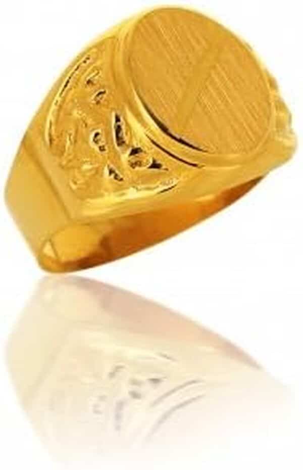 AvenueDuBijou - Chevalière Homme Or Jaune 18 Carats