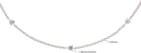 VS2 + Clarity Bracelet avec diamants 14 carats - Fabriqué à la main, réglable, minimaliste - Cadeau élégant pour femme
