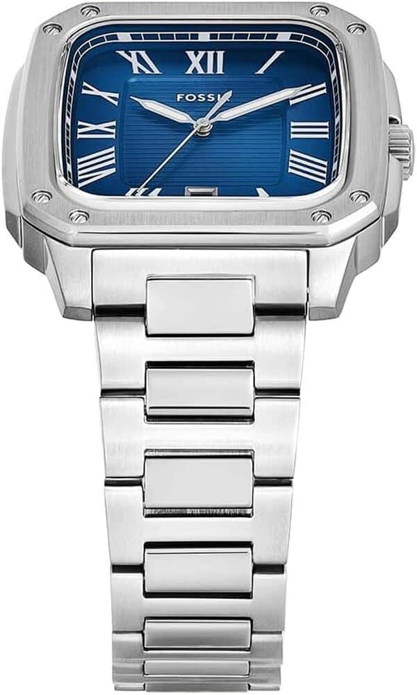 Fossil Hommes Analogique Quartz Montre avec Bracelet en Acier Inoxydable FS6121
