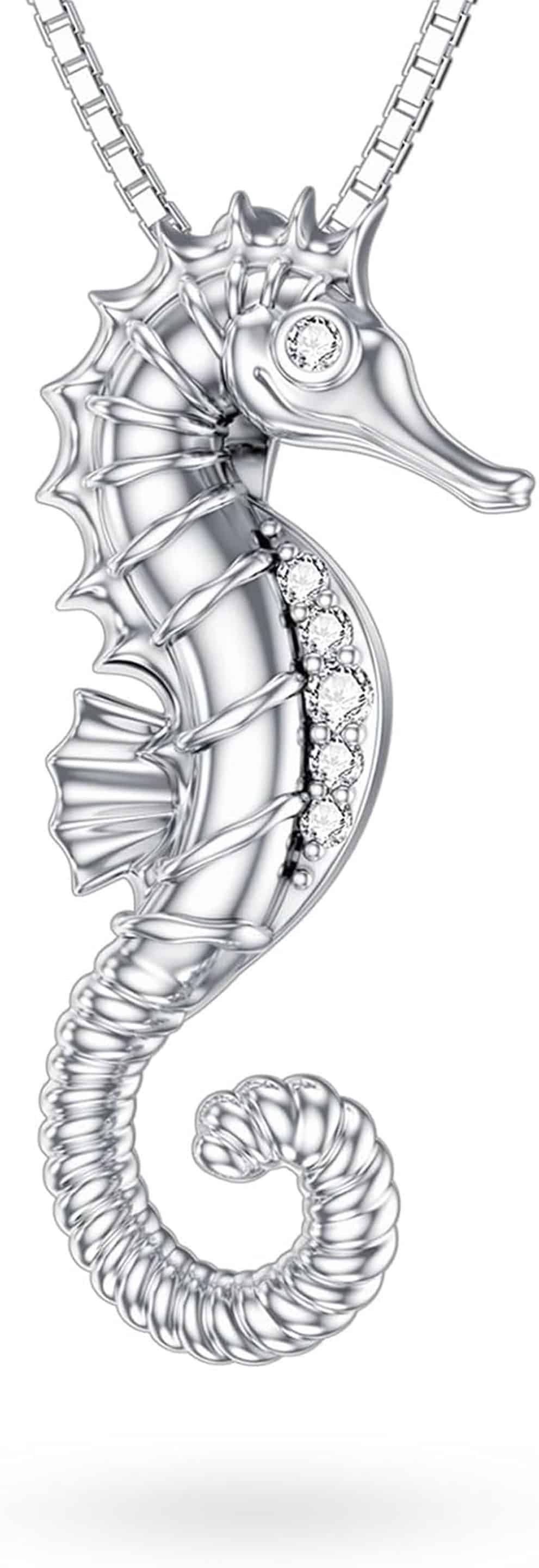 Avis sur le collier hippocampe Oridio en argent et diamant