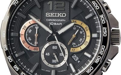 Test de la montre Seiko SSB349P1 en silicone