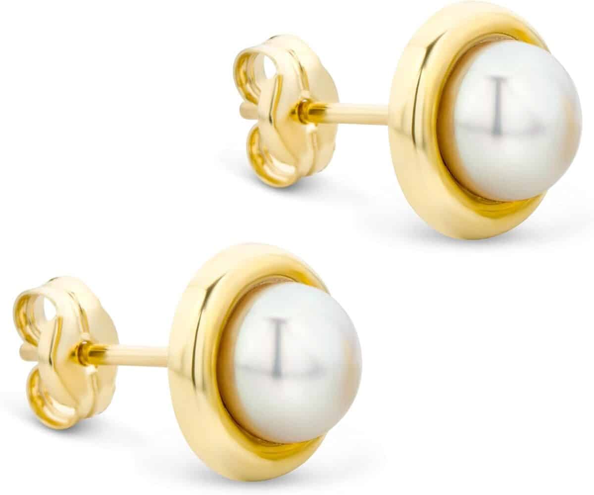 Avis : boucles Orovi en or jaune avec perles