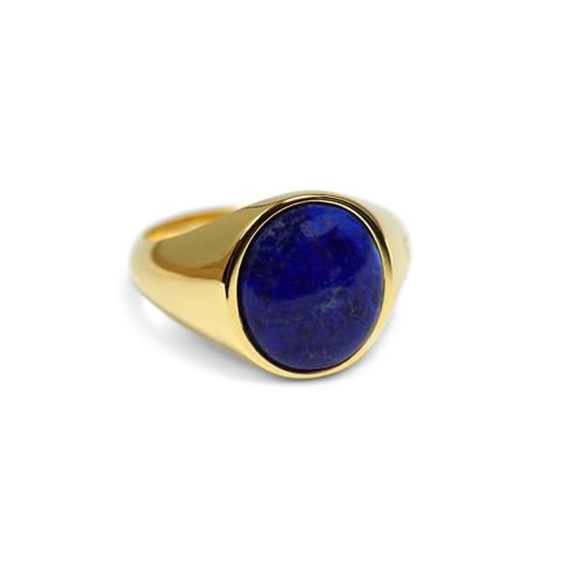 Avis : chevalière homme or massif et lapis lazuli