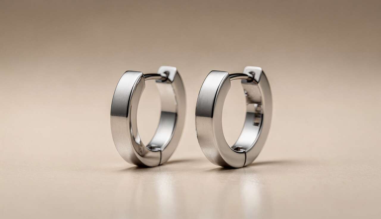 Les mod&egrave;les tendance de boucles d'oreilles en acier inoxydable