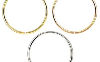 Avis : anneau de nez Monster en or 14 carats