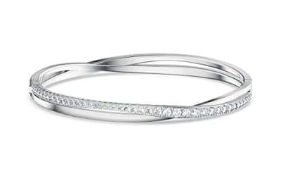 Avis bracelet Swarovski Twist : élégance en métal rhodié