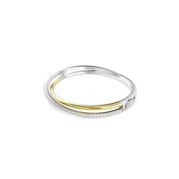 Découvrez notre avis détaillé sur le bracelet-jonc Hyperbola Swarovski : un bijou d'élégance en blanc et métaux mélangés pour un style raffiné et moderne. Explorez ses caractéristiques et pourquoi il séduit tant.