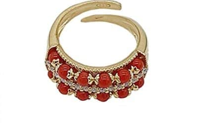Avis : bague sicilia bedda en corail rouge et zircons