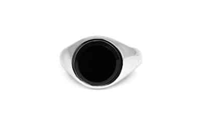 Avis sur la bague chevalière homme Sprezzi Fashion : onyx noire en argent 925