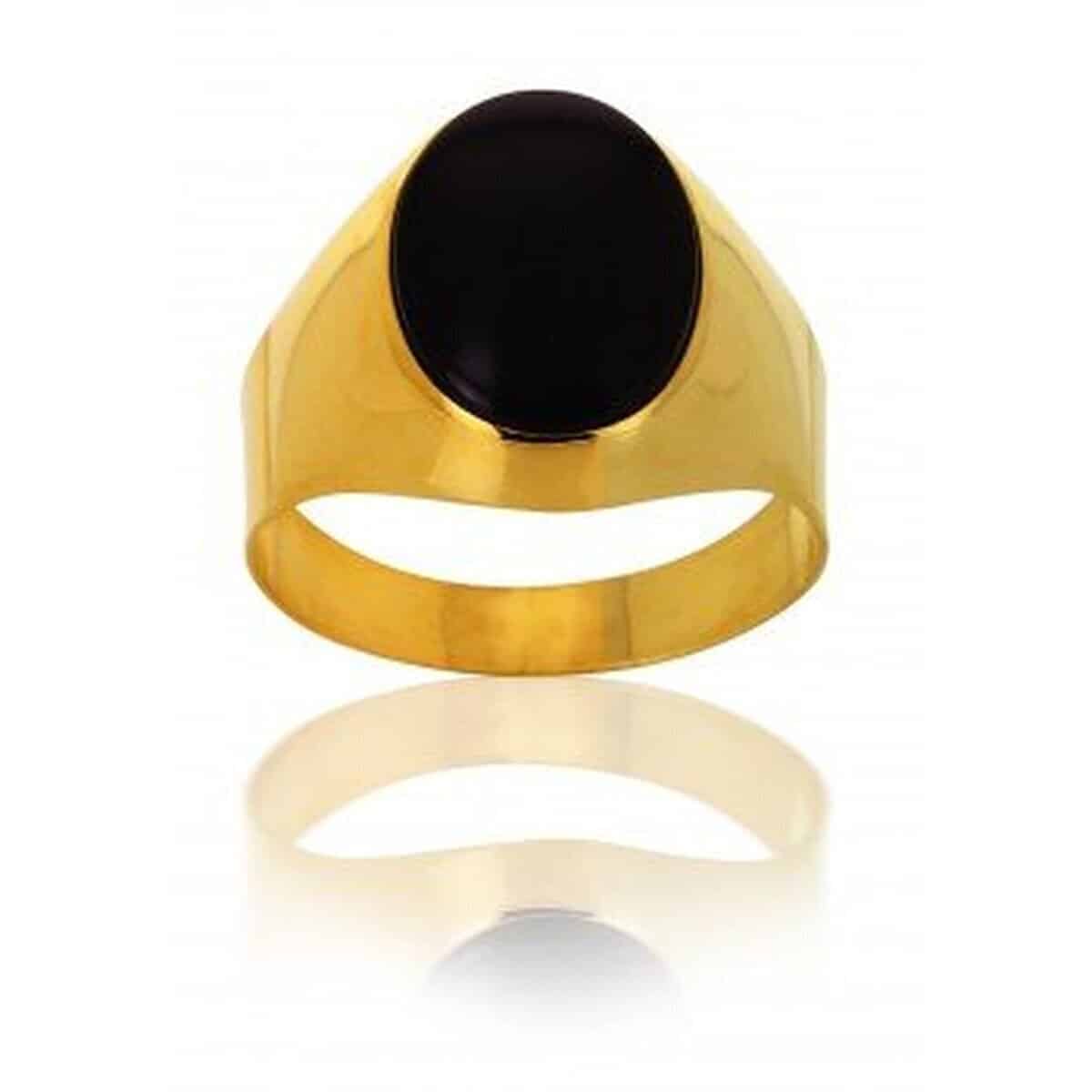 Avis sur la chevalière or jaune et onyx 18 carats d'AvenueDuBijou