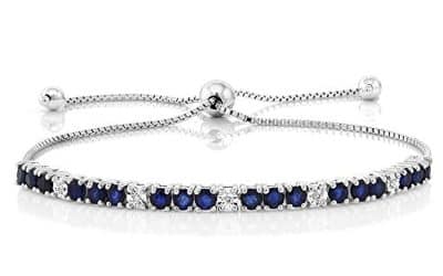 Avis sur le bracelet Gem Stone King en argent avec saphir et diamant