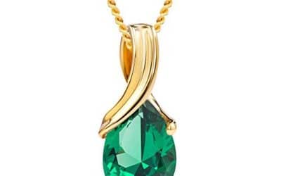 Avis sur le collier miore : élégance en argent et émeraude