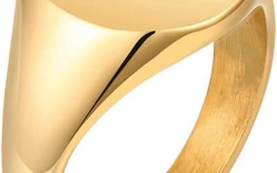 Avis sur la chevalière ronde Jude Jewelers : élégance en acier inoxydable