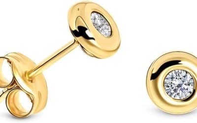 Avis sur les boucles d’oreilles Miore or jaune 375 et zircone