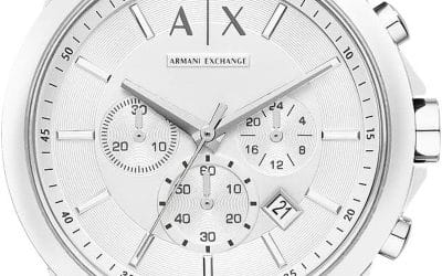 Test : montre chronographe Armani Exchange 44mm en silicone