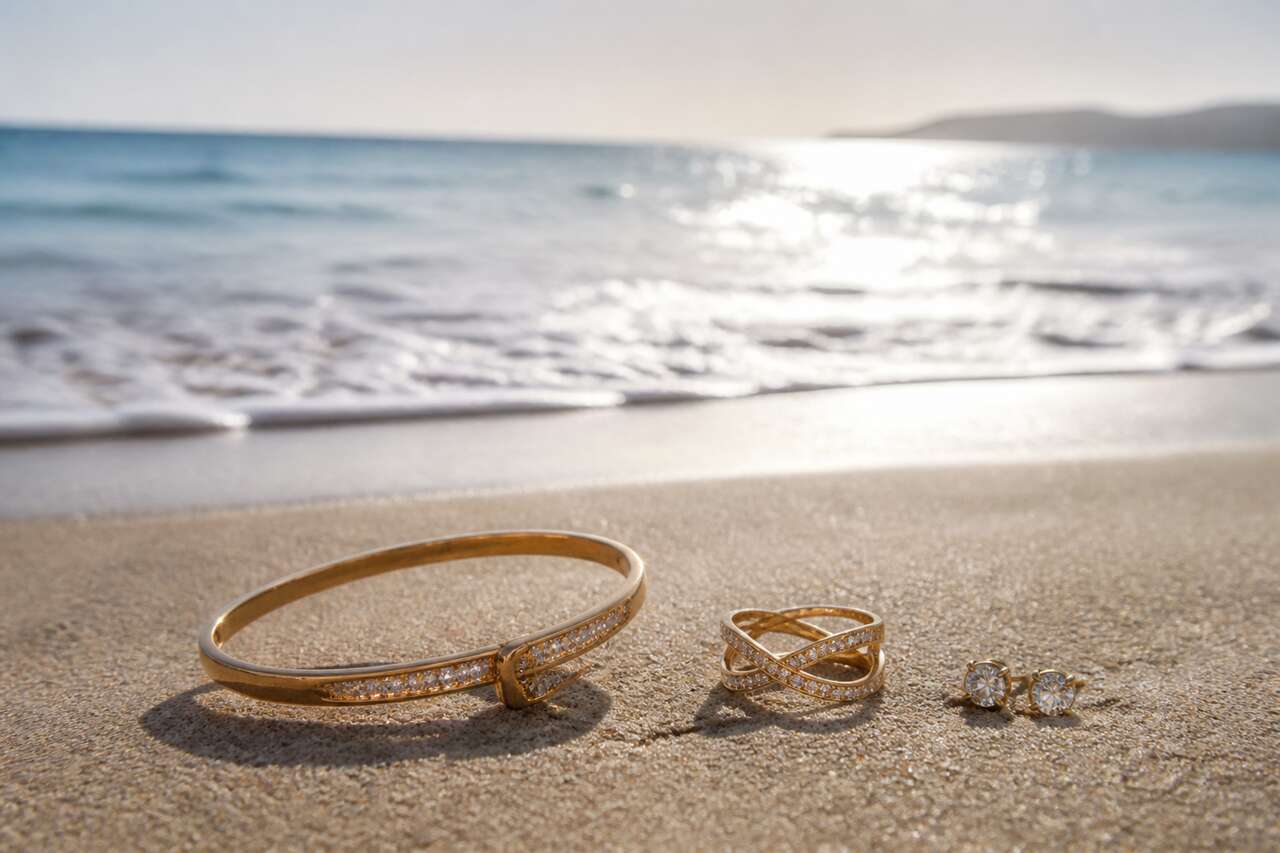 Bijoux et plage : compatible, mais pas sans risques Bijoux et plage : compatible, mais pas sans risques