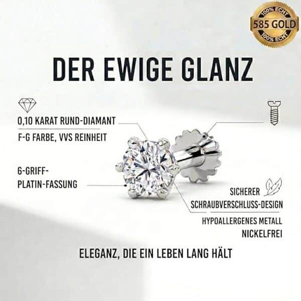 Découvrez notre avis complet sur le stud de nez en or blanc 14K avec diamant 0.10 ct : qualité, style et conseils pour bien choisir votre bijou nasal. 