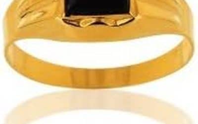 Avis sur la chevalière en or jaune 18 carats avec onyx carré d&rsquo;AvenueDuBijou