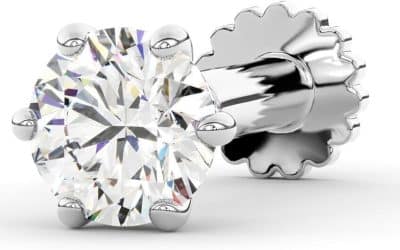Avis sur le stud de nez en or blanc 14K avec diamant 0.10 ct