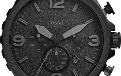 Test : montre Fossil Nate chronographe acier noir 50 mm