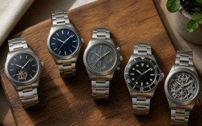 5 modèles séduisants de montres en titane