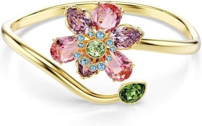 Avis : bracelet-jonc Idyllia Swarovski multicolore en fleur