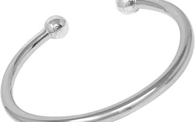 Avis : bracelet jonc uni Treasure Bay en argent sterling 925
