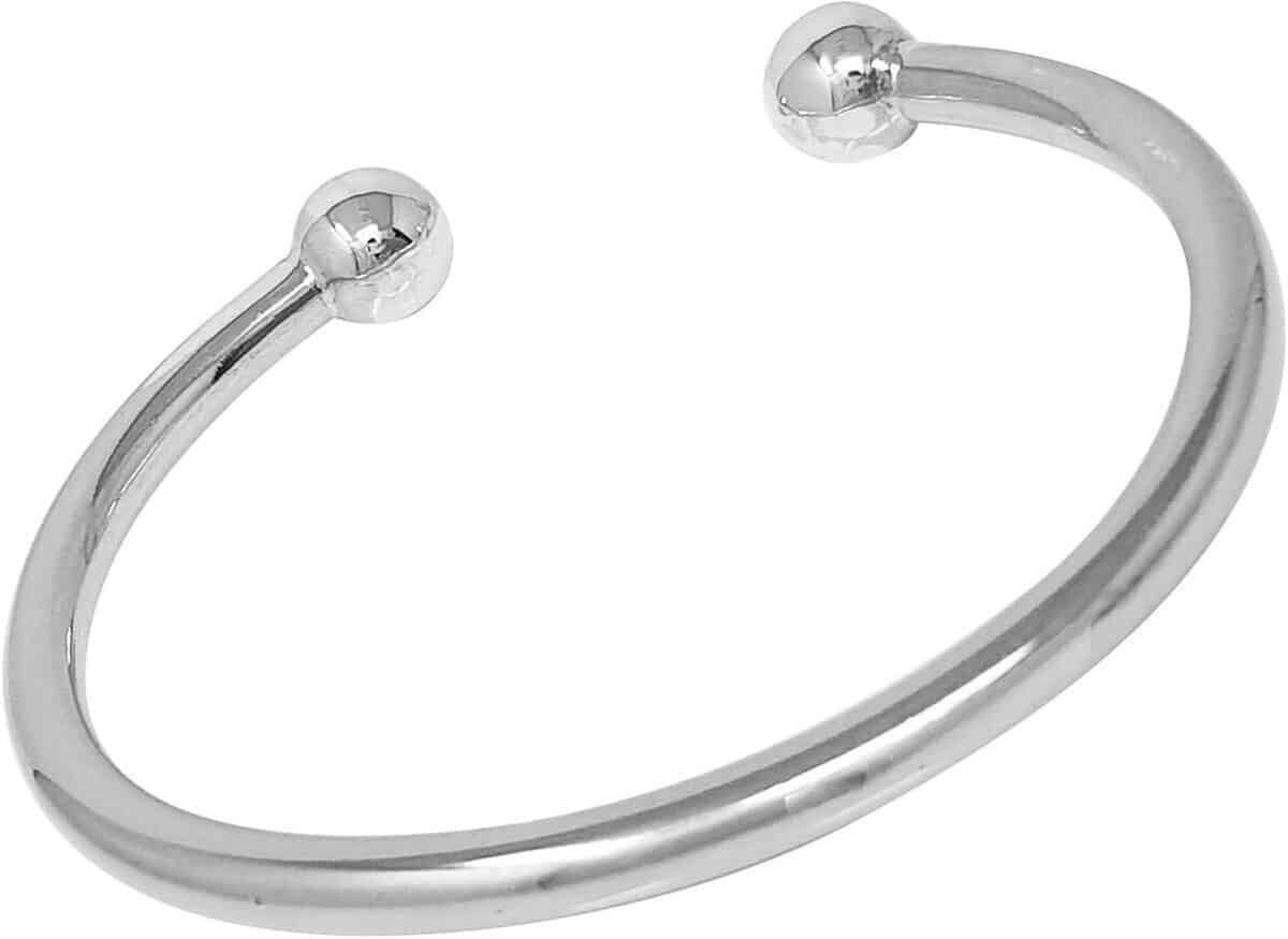 Avis : bracelet jonc uni Treasure Bay en argent sterling 925