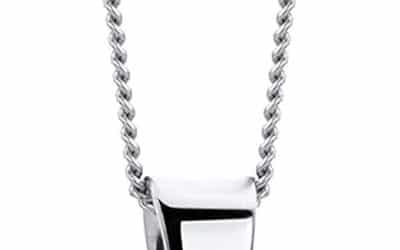 Avis : collier Orovi en or blanc et émeraude