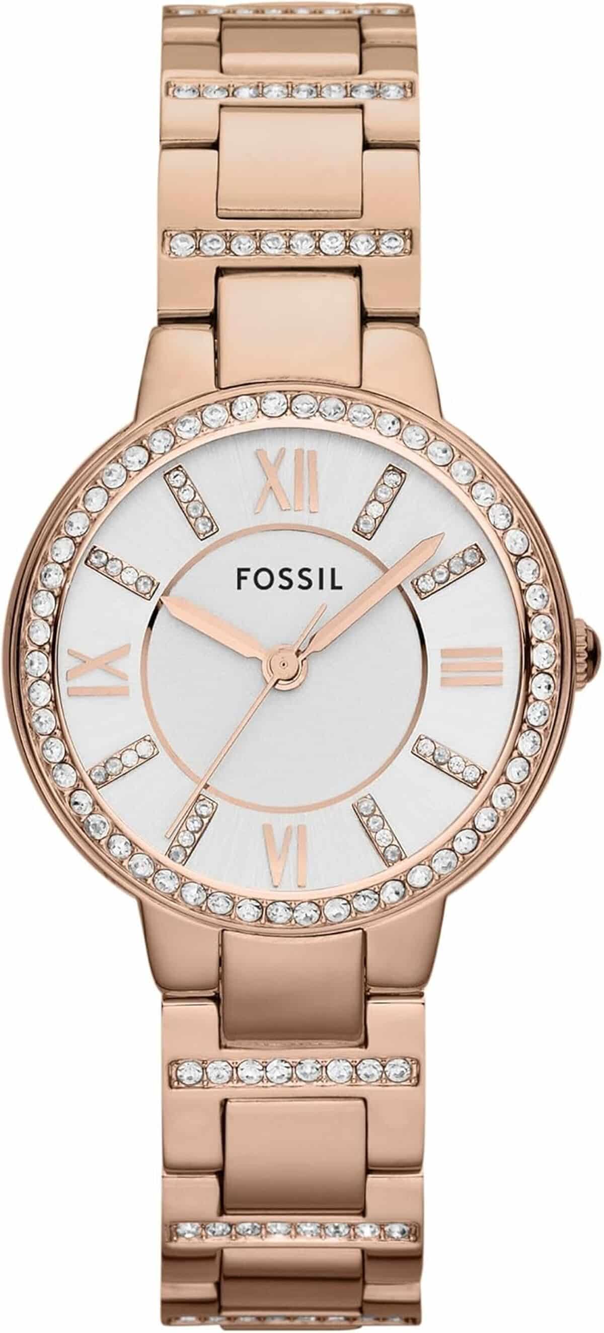 Avis Sur La Montre Fossil Virginia Es3284 : élégance En Or Rose