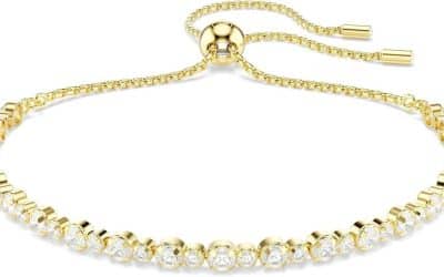 Avis sur le bracelet tennis Matrix or blanc de Swarovski