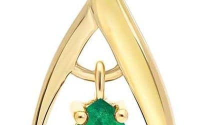 Avis Sur Le Collier Planetys En Or 9 Carats : élégance Émeraude Et Diamant