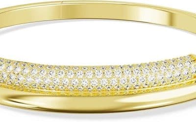 Avis : swarovski bracelet-jonc Dextera, élégance dorée